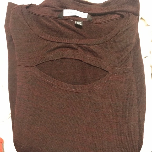 Seven Sisters -Long Sleeve Burgundy Midi Dress - S - Picture 4 of 8